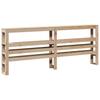 Wooden Bed Frame with Headboard without Mattress 200x200 cm