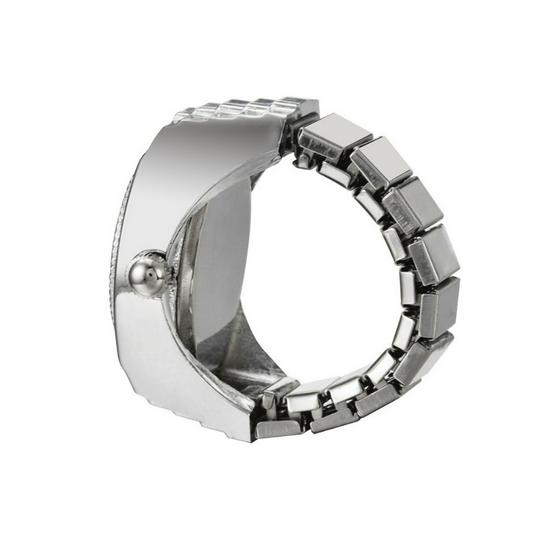 Korean Style Retro Hipster Watch Ring - Trendy Men's Hand Jewelry Accessory