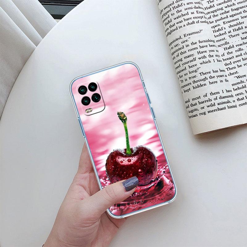 Kirsch-Sommerfrucht Transparente Handyhülle für Motorola Moto Edge Plus G200 G23 E13 E15 E20 E30 G62 G71 G72 G75 G24 G15 Power