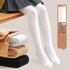 Girls' Thick Velvet Pantyhose: Autumn/Winter White Leggings for Dance Practice
