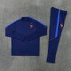 Adult National Team Soccer Training Jerseys Long Sleeve Half Zip Cotton Blend Sports Wear