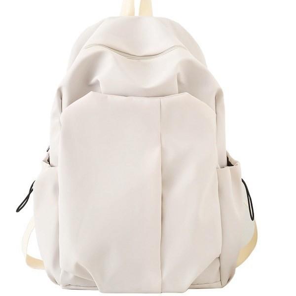 Schoolbag New Simple Men's and Women's Backpack Large Capacity Fashion School Bag Girls Junior High School Student Bag Lightweight Casual Backpack