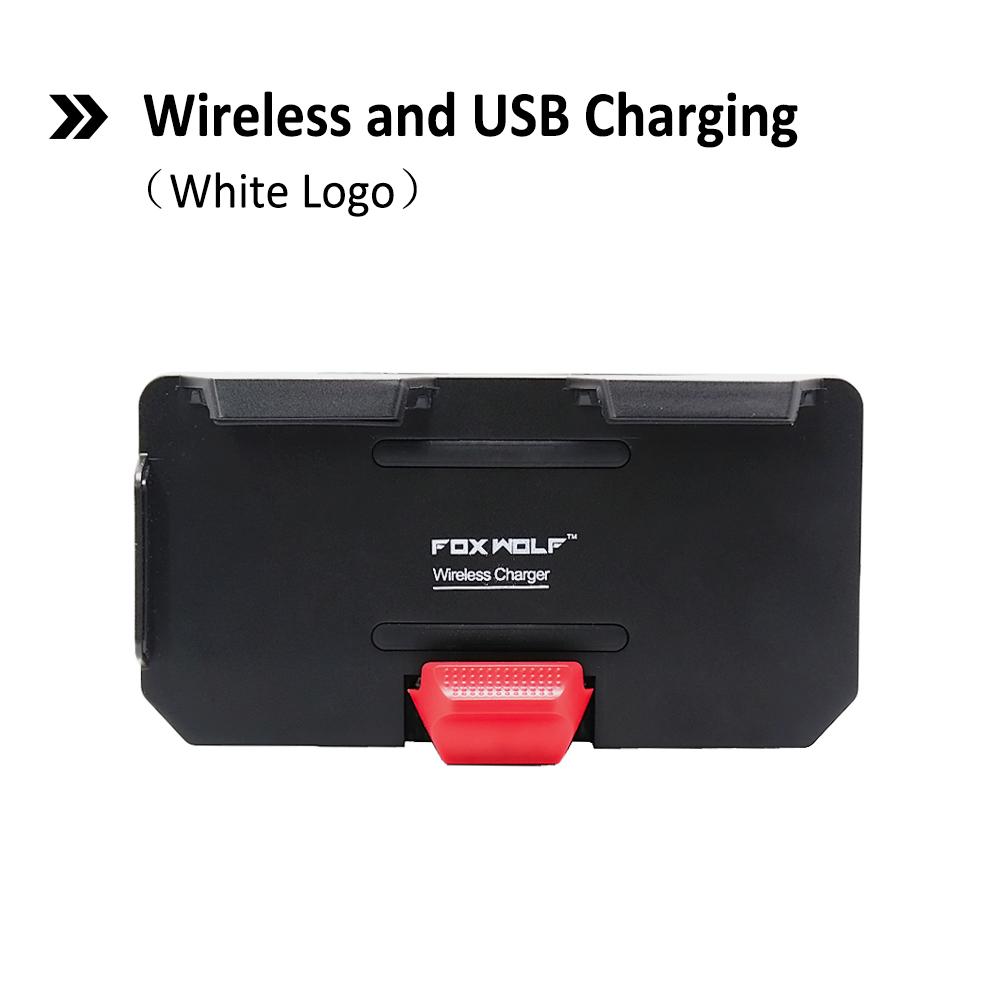 Supporto per Telefono GPS Moto con Ricarica USB e Wireless Base Staffa di Navigazione Porta Senza Perdite Per BMW R1200RT R1250RT R 1200 1250 RT