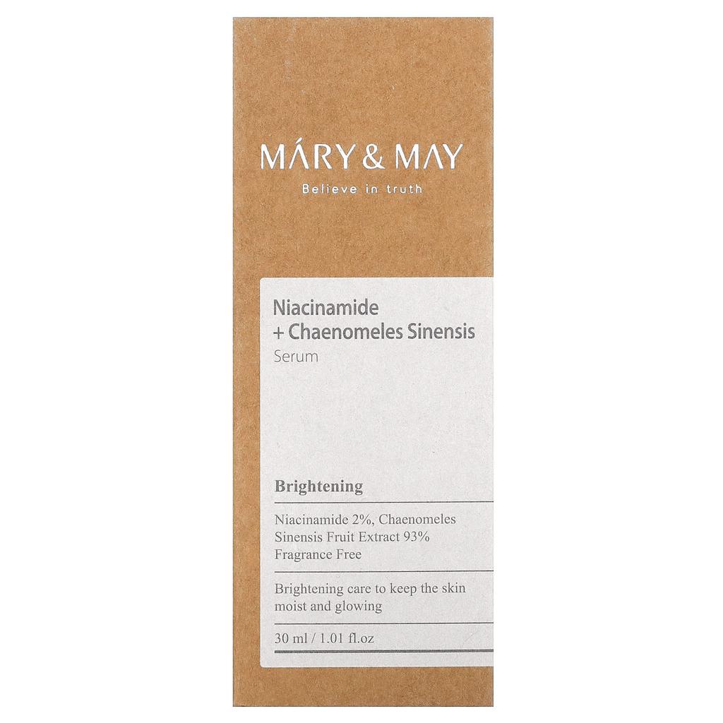 Mary & May Niacinamide + Quince, Serum, 30Ml(1.01Fl Oz)