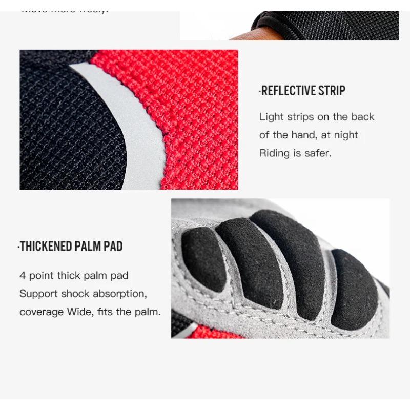 Professional Outdoor Antislip Wear-Resistant Sweat Absorbing and Breathable Gloves for Cycling Fitness and Mountaineering Sports