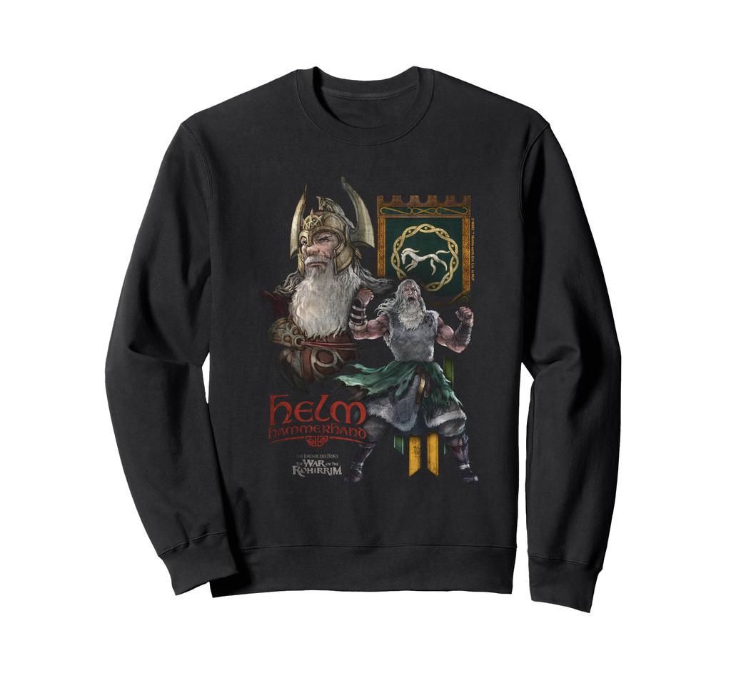 Lord of the Rings War of the Rohirrim Hammer Hand Helmet Sweatshirt