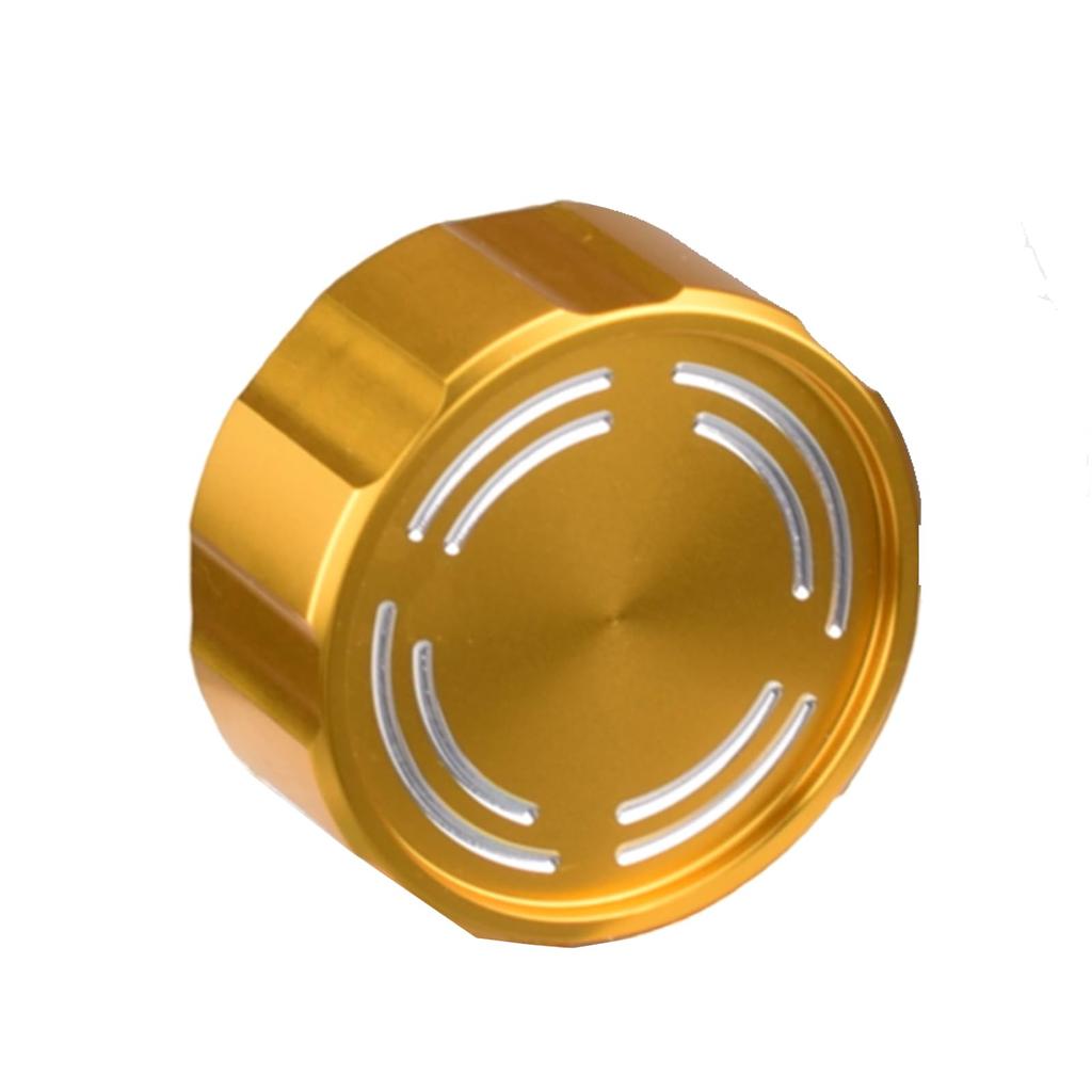 AUSHOOL Motorcycle Master Cylinder Cap and Reservoir Tank Cover for Honda CBR1000RR Rear Brake and Clutch (08-20) (04-07) (Gold)