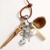 Neue Baseball Tennis Golf Schlüsselanhänger Handgemacht Sportlicher Stil Seil Schlüsselanhänger DIY Paar Tasche Lanyard Valentinstagsgeschenk