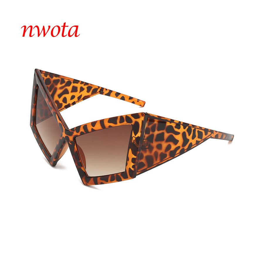 New Fashion Oversized Cat-Eye Glasses for Women and Men High-End Hip-Hop Style Eyewear Versatile Daily Trendy Accessory