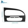 Pegatina Real de Fibra de Carbono Suave para Seat Leon 2005 2006 2007 2008 2009 2010 2011 2012 Volante Izquierdo Volante Derecho Accesorios del Panel de Instrumentos AC del Coche