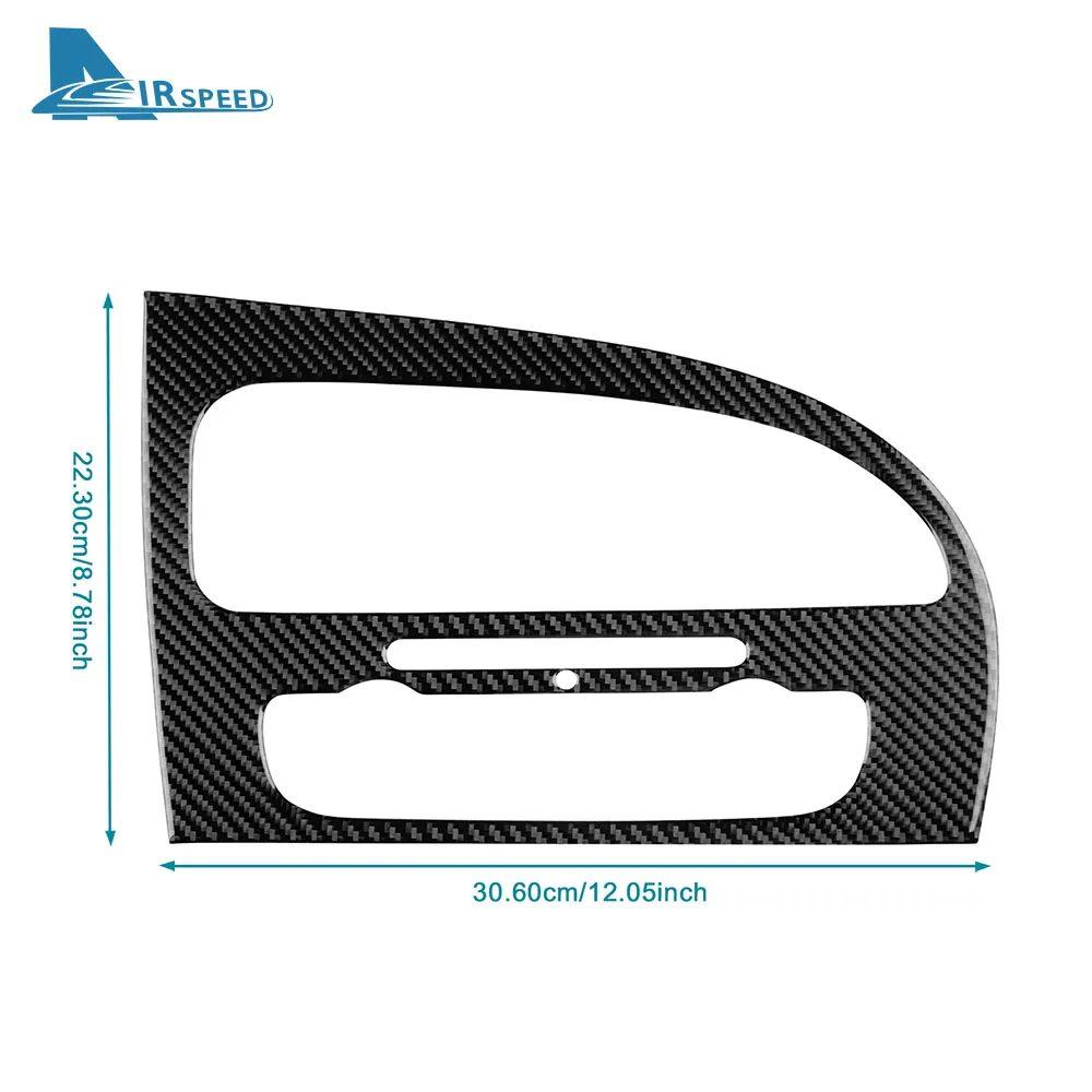 Pegatina Real de Fibra de Carbono Suave para Seat Leon 2005 2006 2007 2008 2009 2010 2011 2012 Volante Izquierdo Volante Derecho Accesorios del Panel de Instrumentos AC del Coche