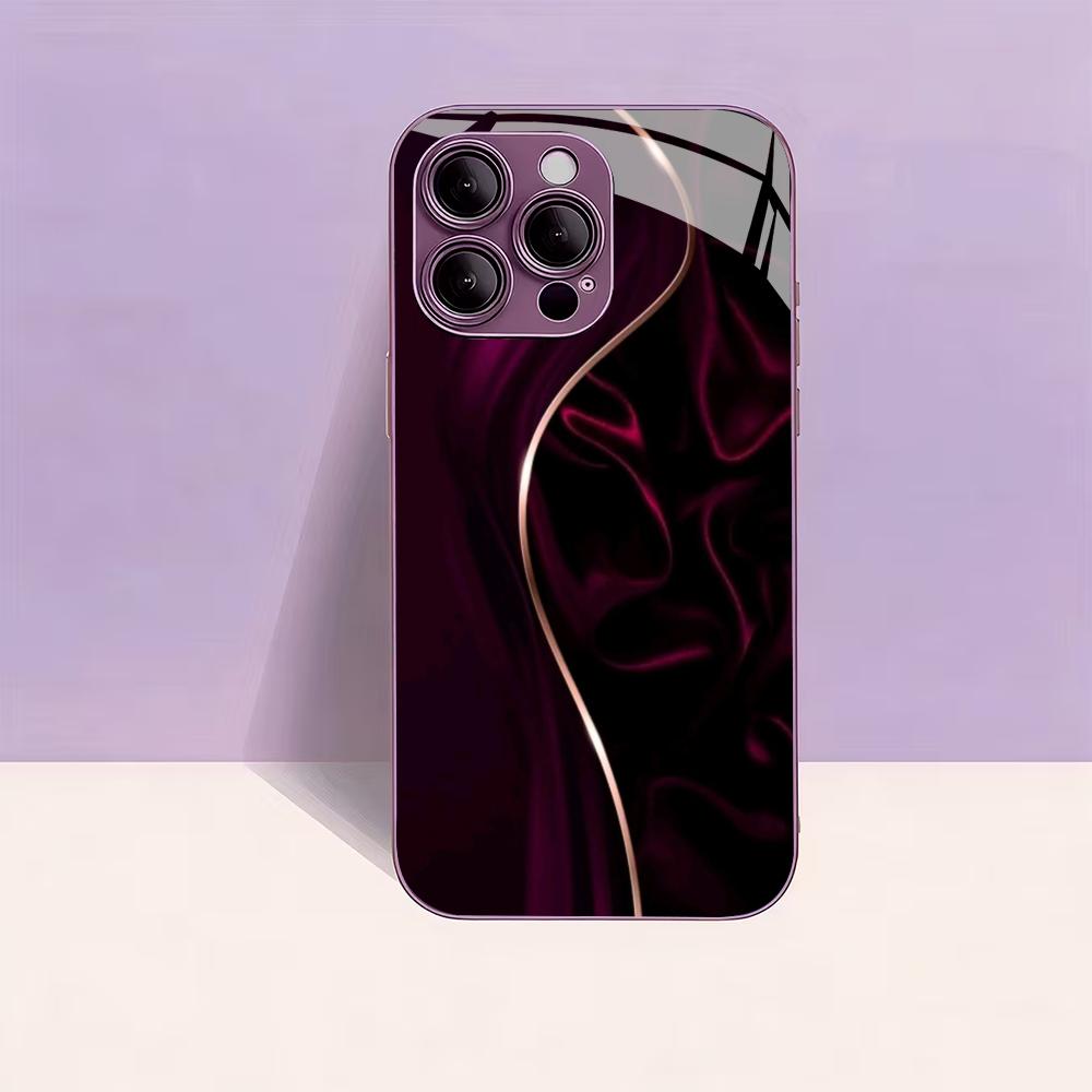 dead colour new Hot-selling protective case Phone Case Metallic paint Glass PhoneCase for iPhone 17 16 15 14 13 12 11pm Pro Plus
