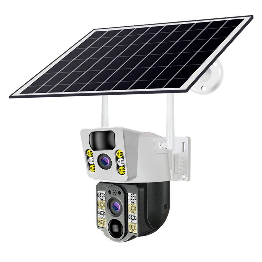 

V380 Solar-Powered 360° HD Night Vision Camera for Home & Outdoor Use
