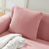 New Design Colors Thick Polar Fleece Sofa Protective Cover Jacquard Solid Printed Pillowcase Cover For Soft Cushion 45x45cm