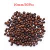 20-100Pcs Natural Cylindrical Wood Beads For Bracelets Making Spacer Round Wooden Beads DIY Handmade Necklace Charm Accessories