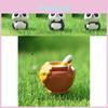 Cartoon Lovable Style Resin Panda Ornaments For Diy Craft And Garden Scenery