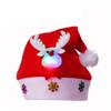 2025 Lighting Christmas Hats New Year Santa Claus Snowman ElK Cap For Kindergarten Home Party Children Adult Xmas Gift Party Decoration