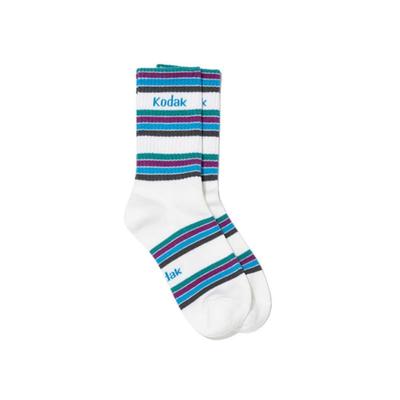 Kodak Apparel Striped Socks PURPLE