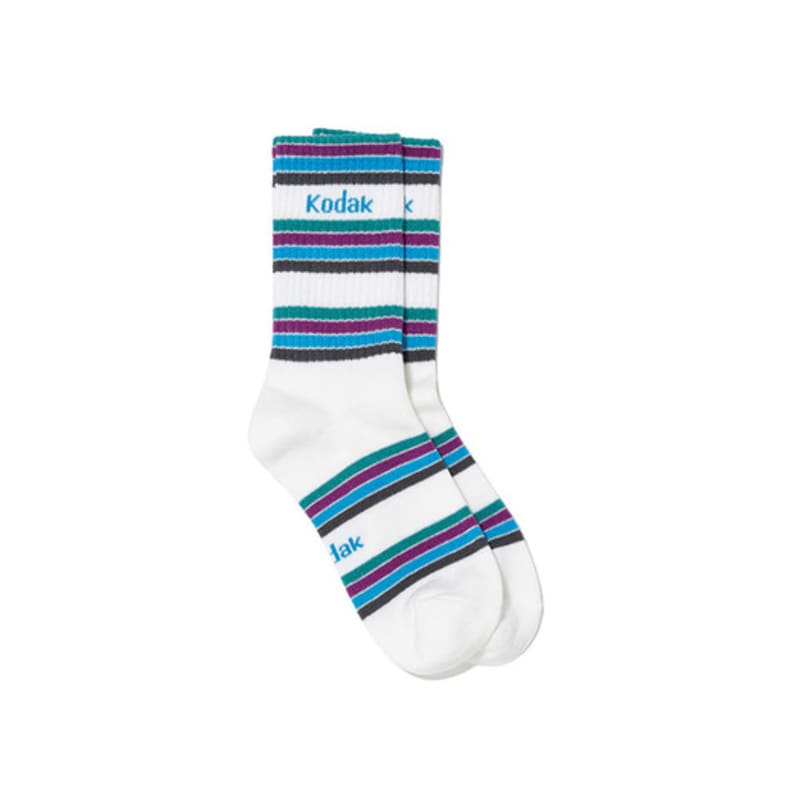 KODAK Apparel Striped Socks PURPLE