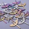 6pcs Mixed Stainless Steel Sword Charms For Jewelry Making/Materials To Make Bracelets Earrings Pendant Charm DIY Keychain Bulk