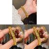 Chinese Style Zircon Copper Coin Geometric Bracelet With Luxury Finish For Women