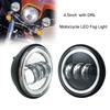 2pcs 30W 4.5 Inch Motorcycle Led Fog Light 6000K DRL Led Headlamp for Harley Moto Motorbike Working Lighting Bulb for Car ATV .
