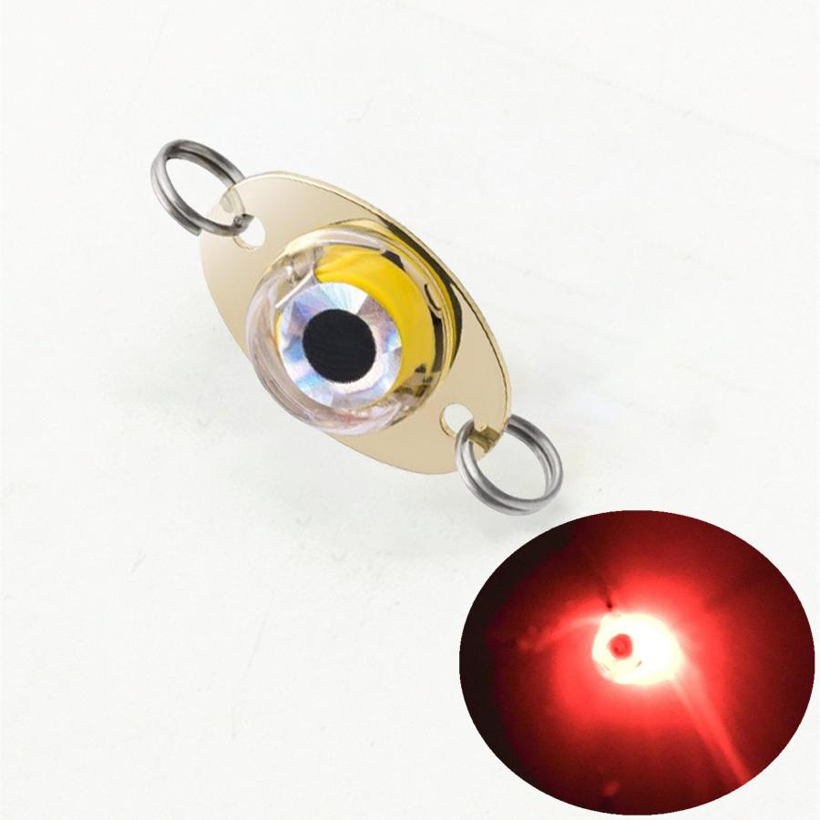 Led Underwater Fishing Lures Led Lighted Bait Flasher Deep Drop Fishing Lures Fish Eye Attractive Light Bait Lure Lamp красный