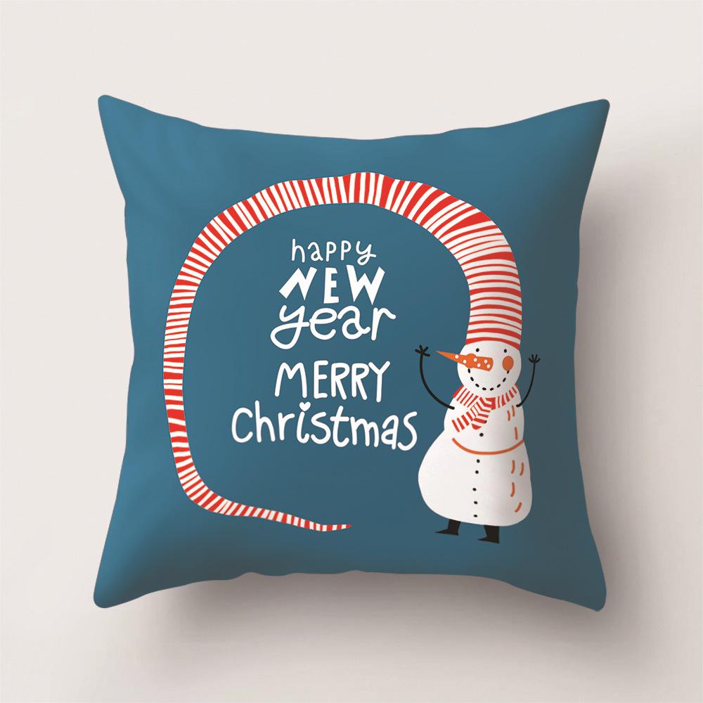 Cartoon Pattern Office Pillow Yiwu Pillowcase Christmas Sofa Pillowcase