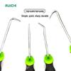 4-Piece Car Oil Seal Removal Tool Set with Green & Black Handles