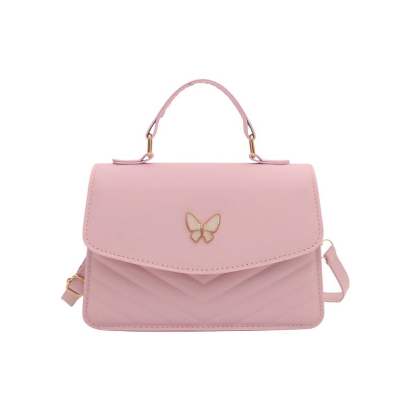 2025 summer new butterfly lock handbag bag women's fashion popular shoulder bag versatile messenger bag