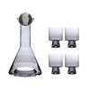 Glass Set Retro Thick Glass Water Pitcher Large Capacit Bedside Water with Water Cup