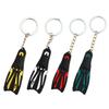 2pcs Novelty Flippers Key Chain Holder Keyring Keychain