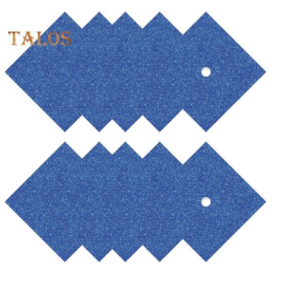 10 Pcs Glitter Cardstock Paper for Graduation Cap Decorations 10" X 10" Sparkly Construction Paper for DIY Grad Caps Crafts Scrapbook Supplies