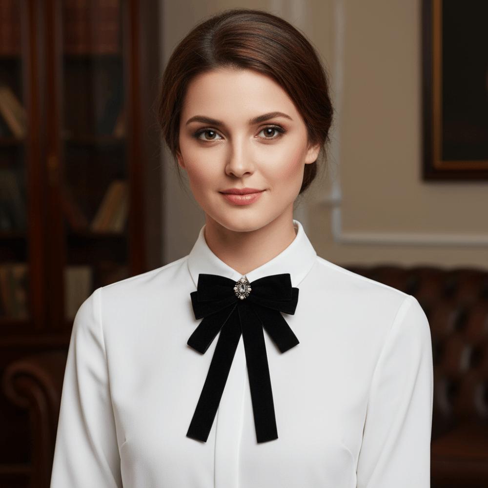 Velvet Black Ribbon Pin Beads Funerals Memorial Pin Sparkling Ribbon Badge Brooch Men