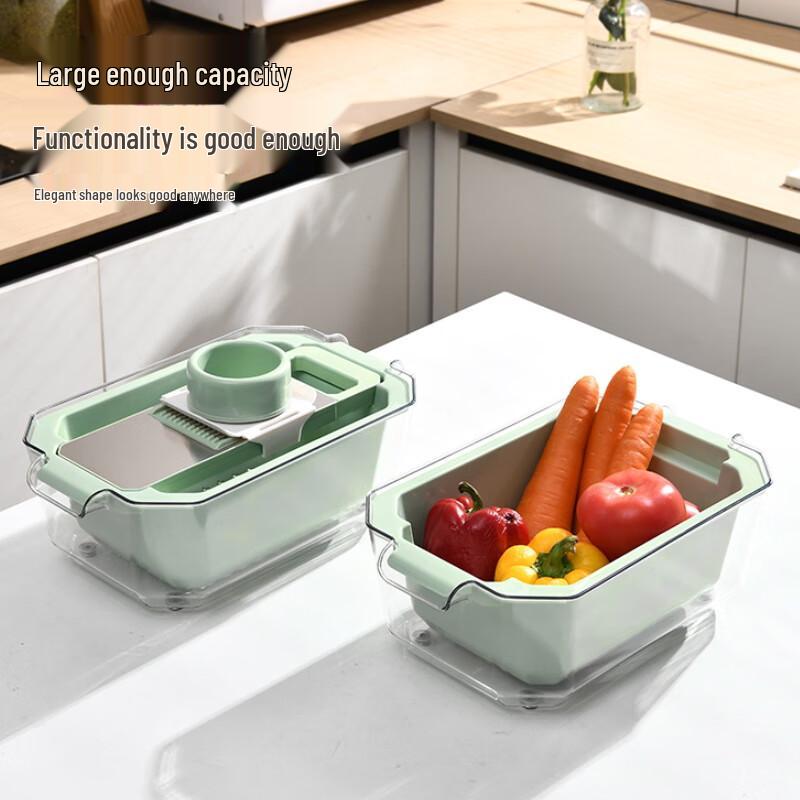 Deluxe Stainless Steel Multi-Function Vegetable Slicer & Grater