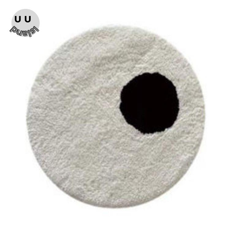

Круглые глазные яблоки Ворсовые ковры для гостиной Плюшевый ковер для спальни Мягкий детский ковер Волосатые детские коврики Пушистый коврик для пола 60x60cm