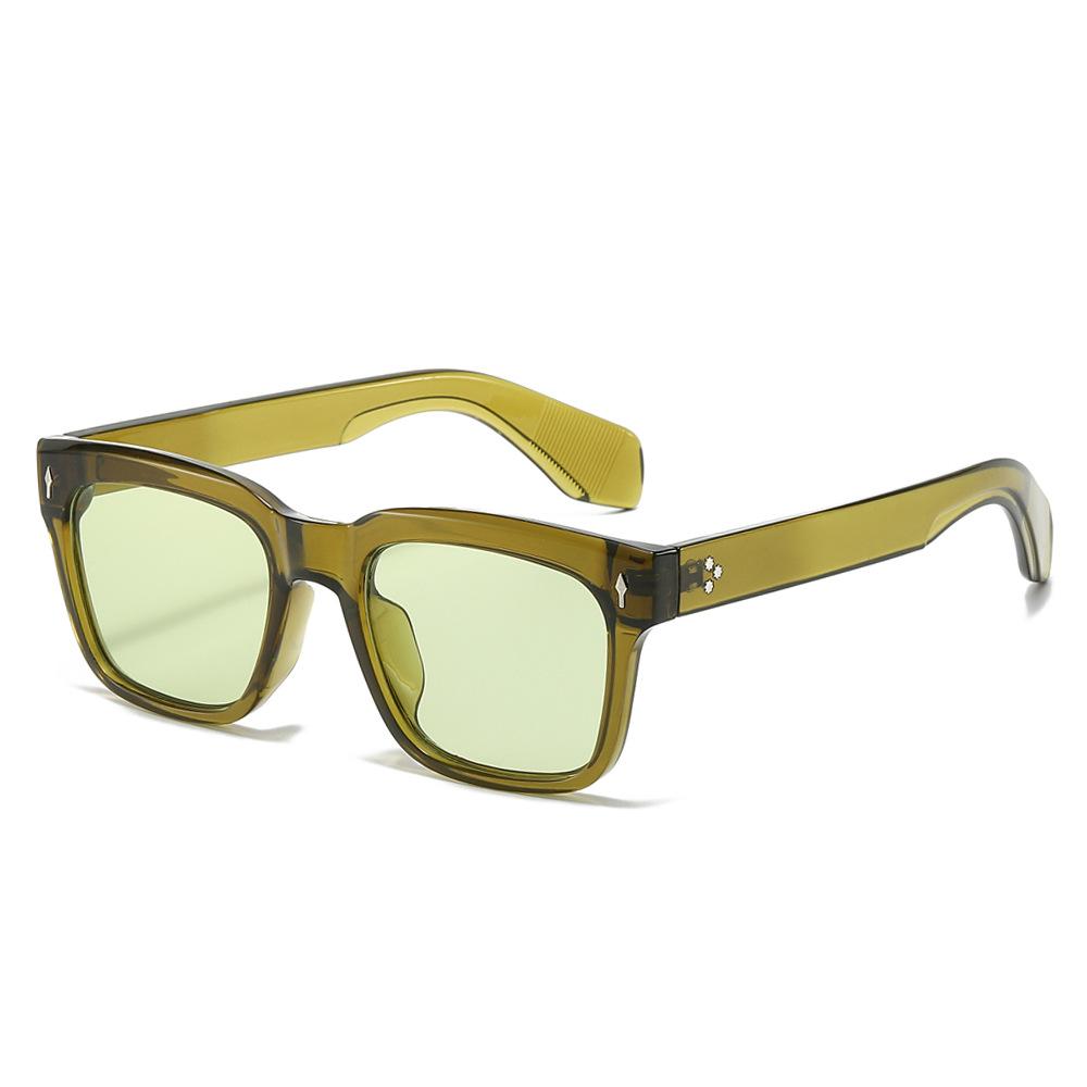 Trendy Sunglasses Women'S Travel Photo Square Glasses Wide Legs Versatile Sunglasses