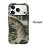 Natural Realistic Palm Leaves Art Graphic Design Modern Print Film Aesthetic Protective Shockproof Bumper Phone Case Cover For iPhone 141516ProMaxPlus
