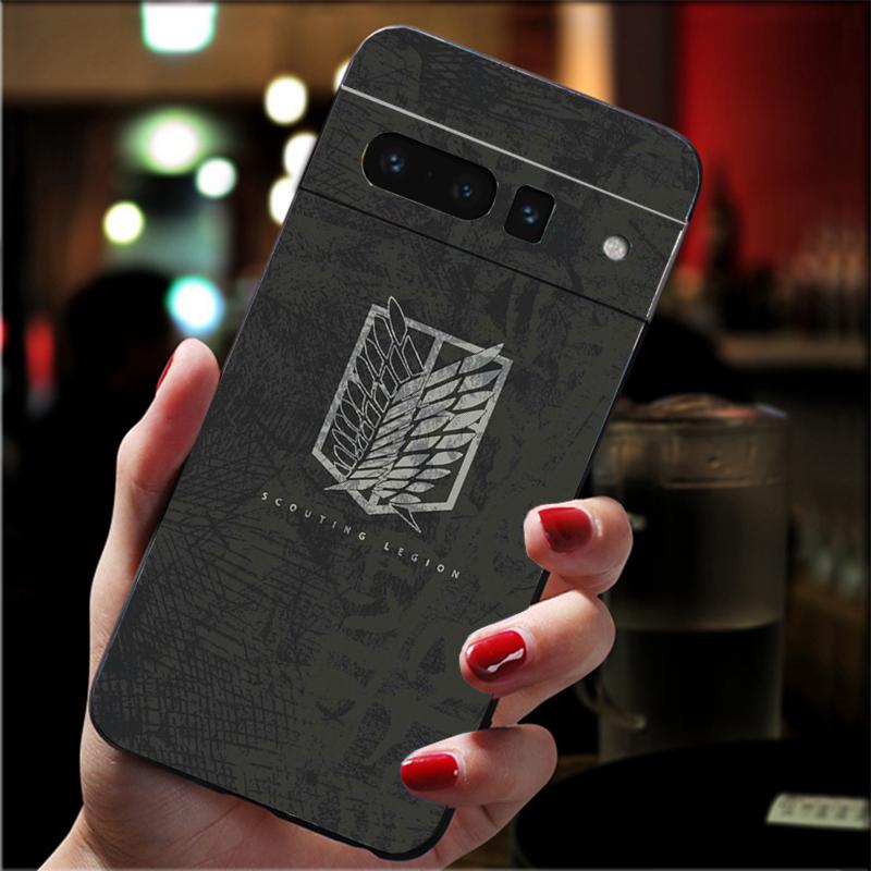 

Phone Case for Google Pixel 10 9 Pro XL 9A 8 7 6 Pro Pixel 8A 7A 6A Pixel 8 7 6 5 Funda Attack On Titan Google Pixel 5
