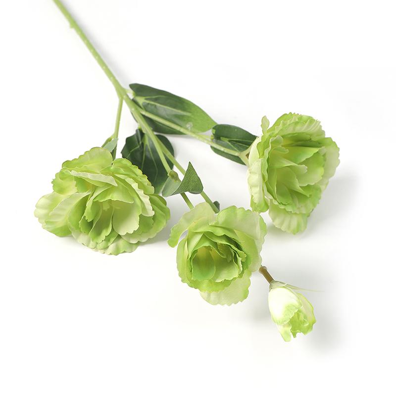 70CM 4Heads Silk Artificial Eustoma Flower Bouquet Long Stem Artificial Flower for DIY Wedding Party Center Decor Home Decor