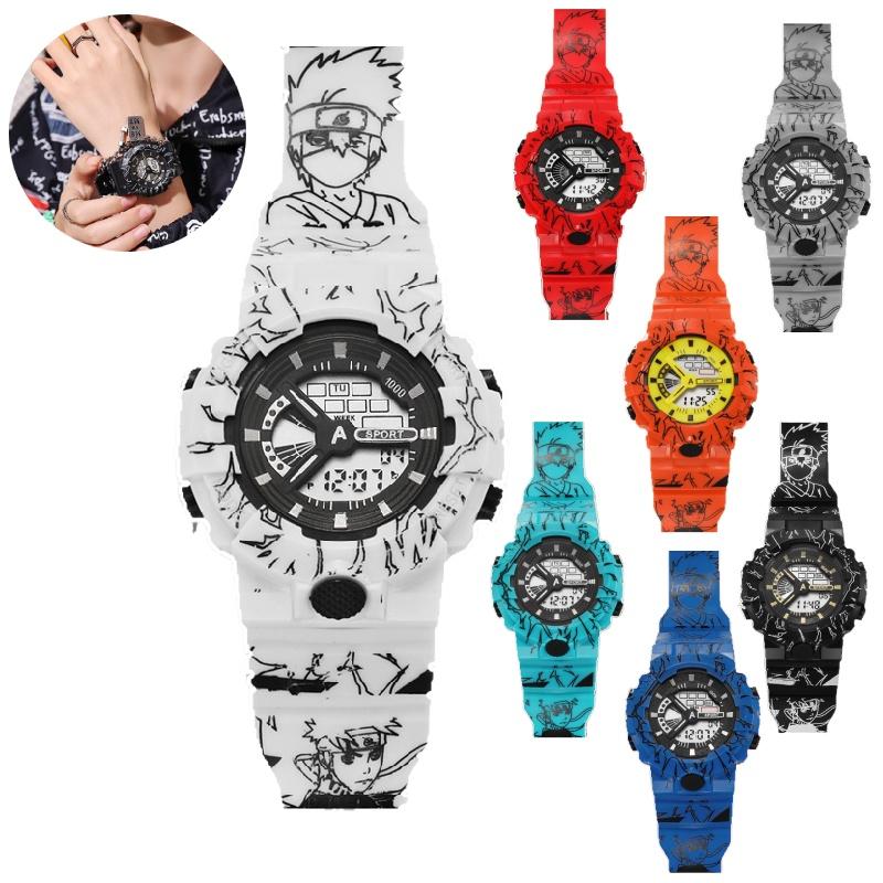 Sveglia Orologio Luce Notturna Spirale Naruto Per Bambini, Studenti E Appassionati Di Sport