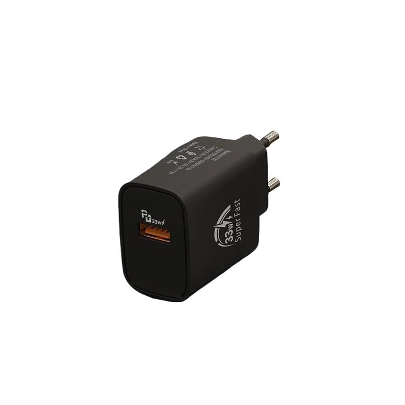 33W Usb Phone Charger Pd Fast Charging Power Adapter For Iphone For Ipad For Samsung Huawei Xiaomi Tablet Wall Eu/Us/Uk Plug