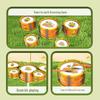 Children's Jazz Drum Set Toy: Percussion Instrument for Kids 1-6 Years, Early Education Gift
