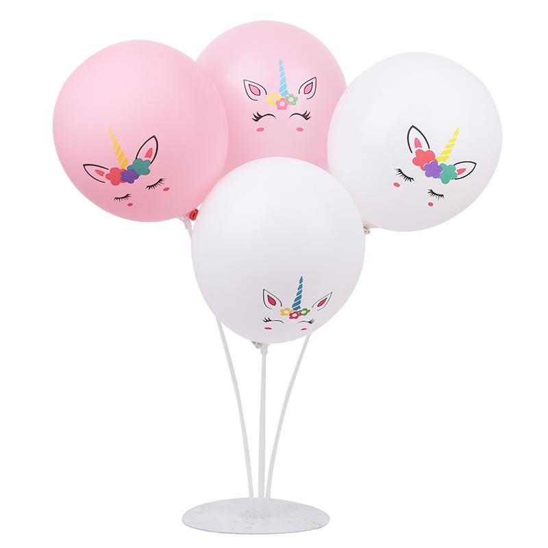 20Pcs Unicorn Latex Balloons Kids Unicorn Theme Birthday Party Decoration Supplies Cartoon Animal Horse Helium Globo Baby Shower