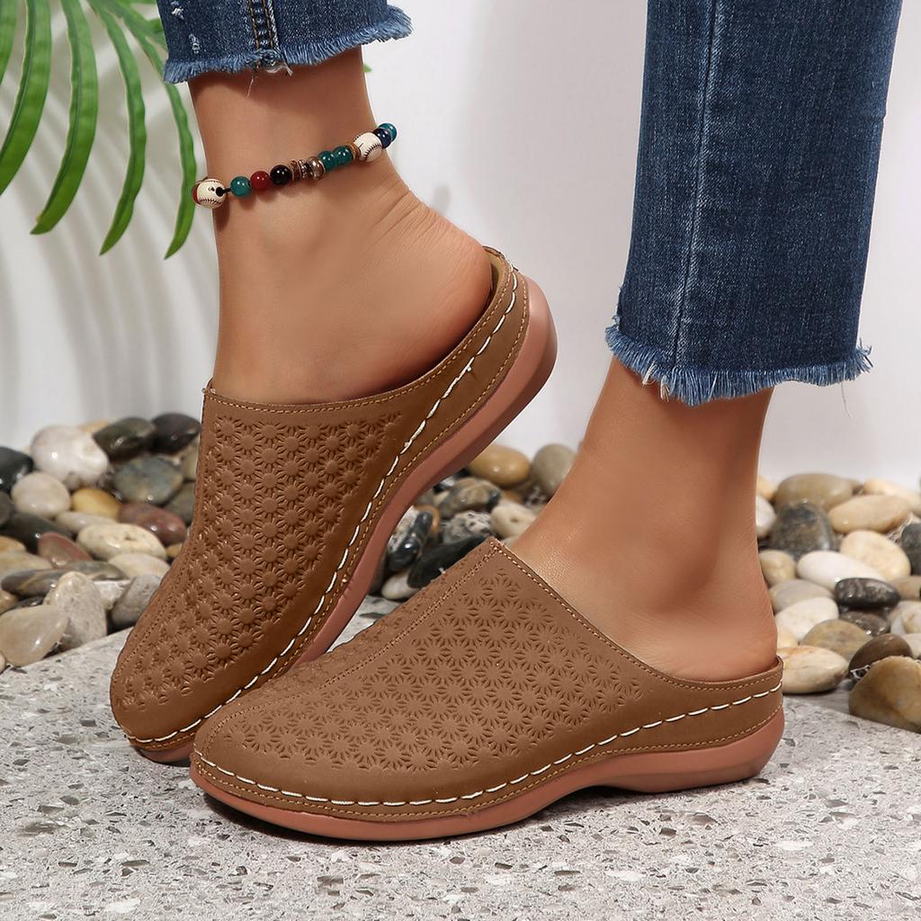 Platform Slip Closed Toe Slippers For Women Plus Size Sandals For Women Wedge Slippers Warming Slippers For Women Microwave