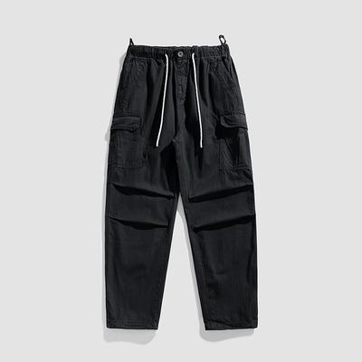 Overalls Men's Loose Straight Trendy Outdoor Sports Casual Trousers Trendy Brand Men's Pants Wear-resistant and Dirt-resistant