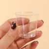 50PCS/SET 30ML Disposable Plastic Cups Mini Tasting Cups Portable Transparent Cups  Kitchen Use