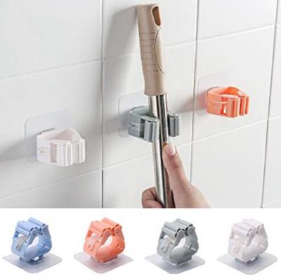 Selbstklebende Mehrzweckhaken zur Wandmontage, Mopp-Organizer-Halter, RackBrush, Besenaufhänger, Haken für Küche, Badezimmer, starke Haken