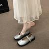 British Style Shoes Female Mary Jane Flat Single Shoes Thick Bottom College Style Loafers Fashionable and Comfortable