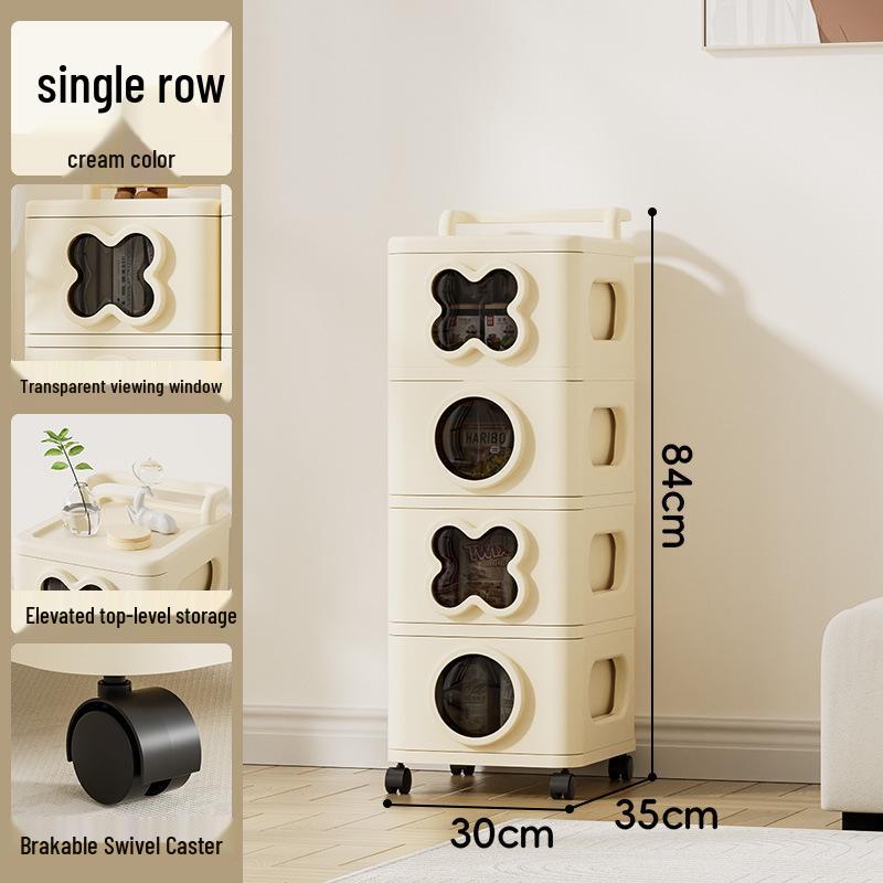 Cartoon Stackable Storage Cabinet for Bedroom
